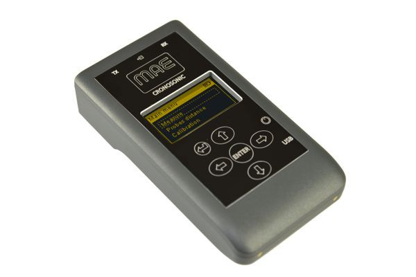 Cronosonic ultrasonic pulse velocity from MAE